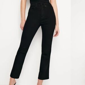 NWT GOOD AMERICAN Good Curve Straight Jeans (Never Fade)